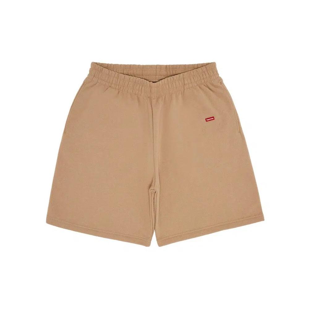 Шорты Supreme Small Box Sweatshort 'Khaki' 1