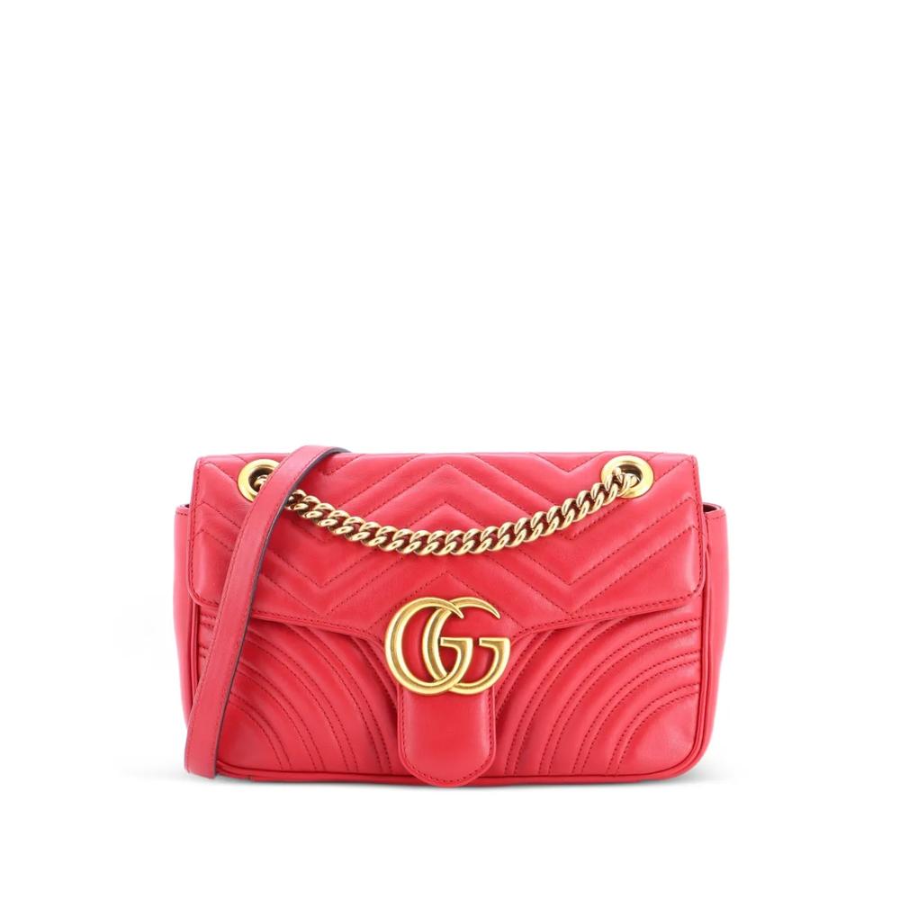 Сумка на плечо GG Marmont Flap Bag Matelasse Leather Medium 1