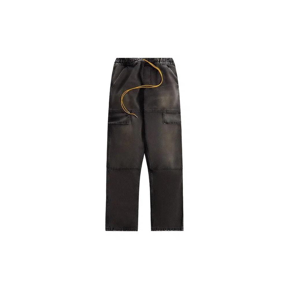 Джинсы Rhude Plateau Cargo Denim 'Black' 1