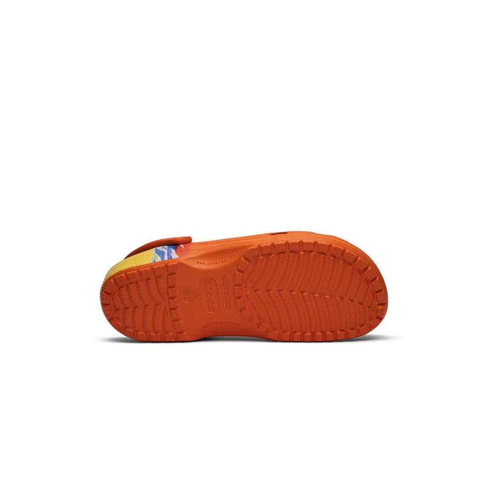 Кроссовки Chinatown Market x Crocs Clog 'Tie Dye Smiley' 4