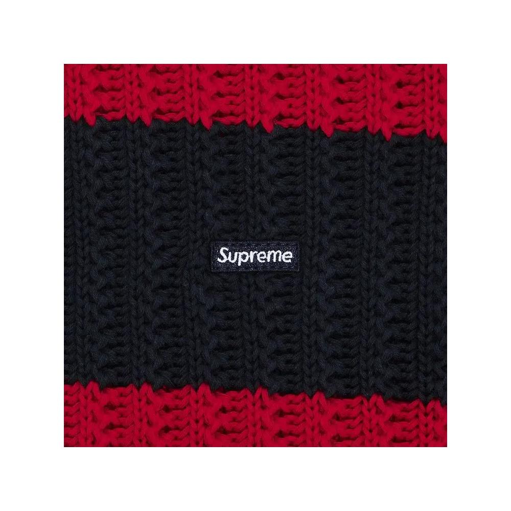 Свитера Supreme Loose Gauge Stripe Small Box Sweater 'Navy' 3