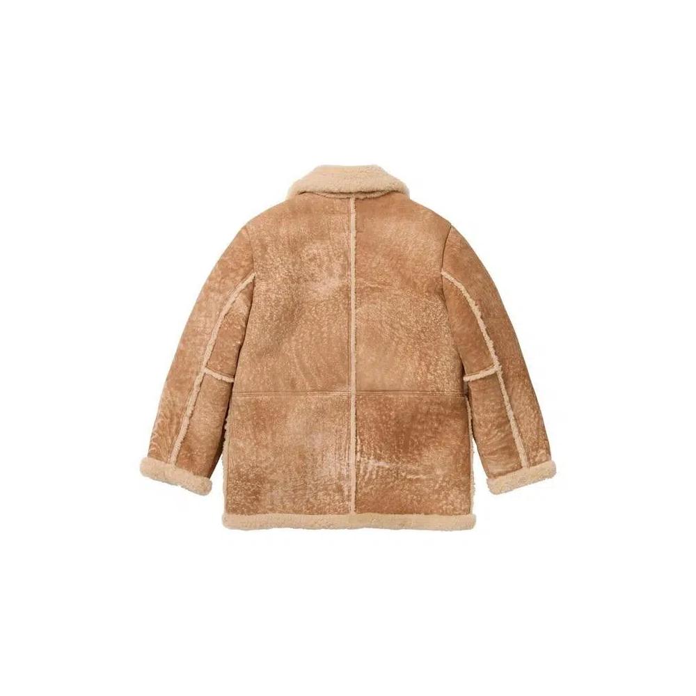 Пальто Coats Supreme x Schott Shearling «Tan» 2