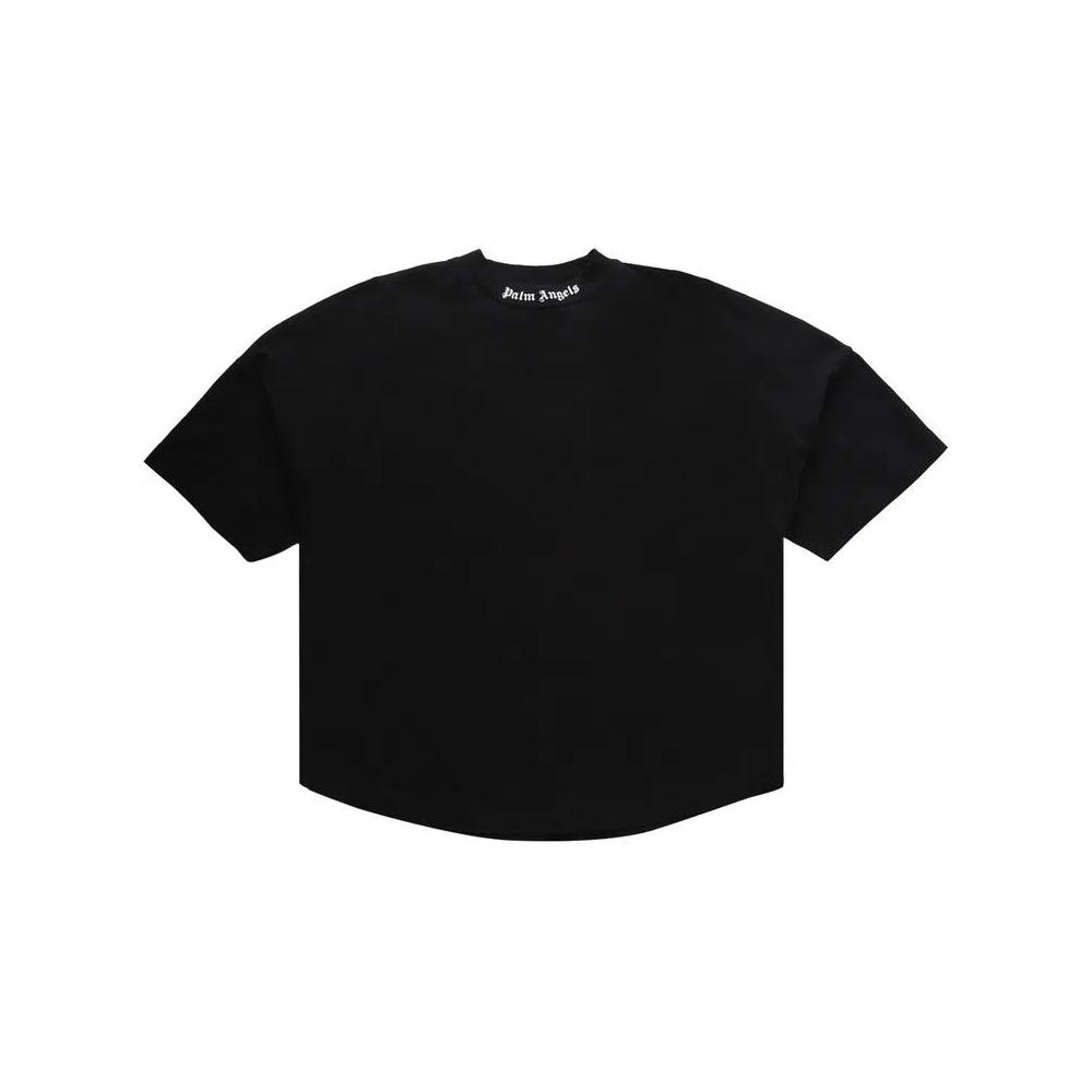 Футболка Palm Angels Classic Logo Over Tee 'Black/White' 1