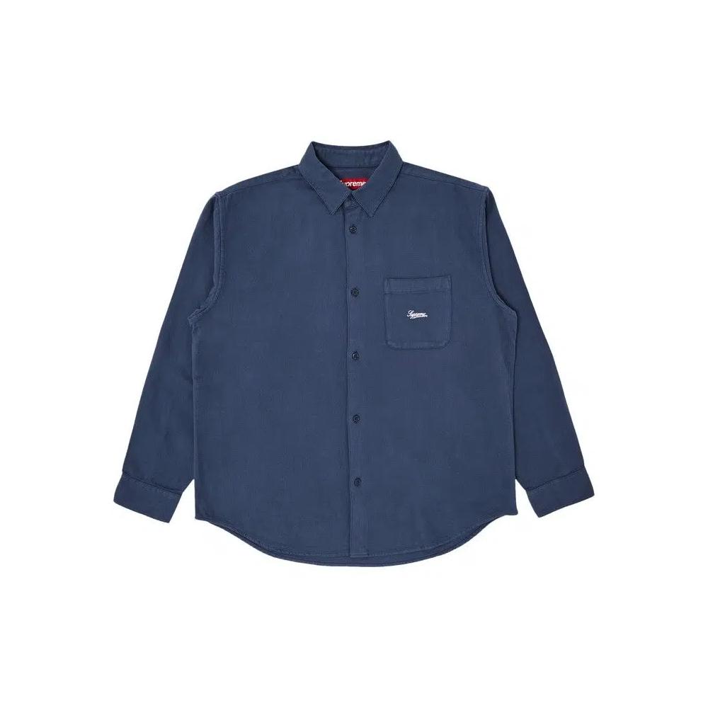 Фланелевые рубашки Supreme Flannel Shirt 'Dark Slate' 1