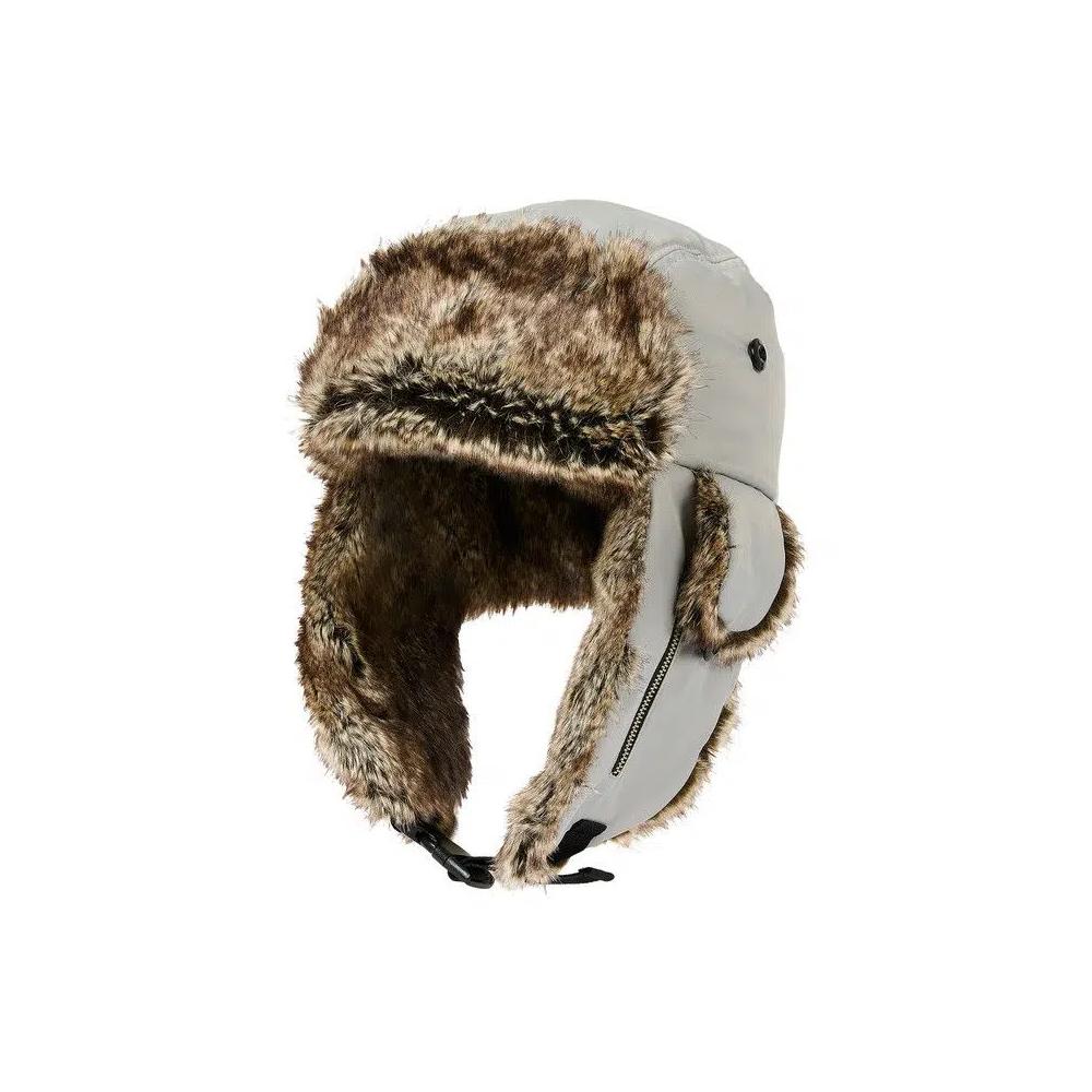 Шапки Palace P2B Reverso Fur Trooper 'Concrete Grey' 2