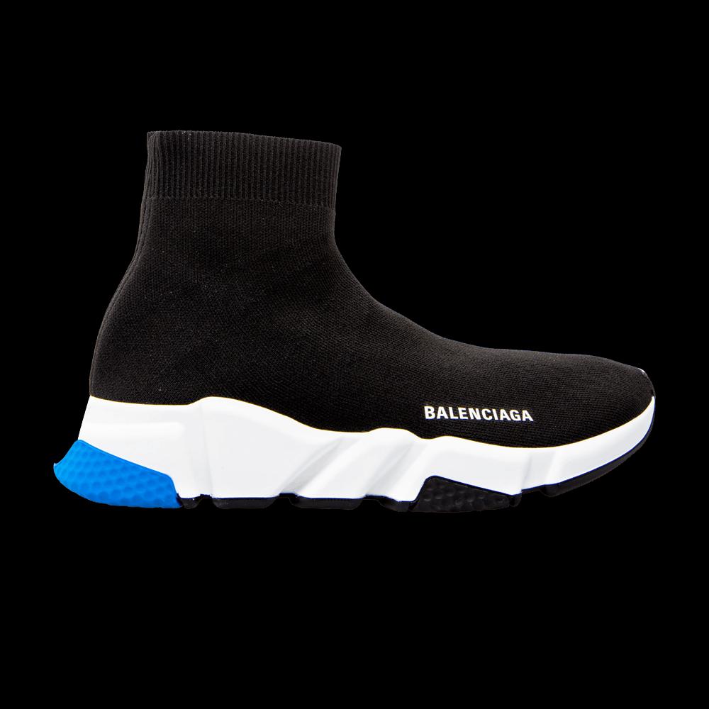 Кроссовки Balenciaga Speed Knit Trainer 'Black Blue' 1