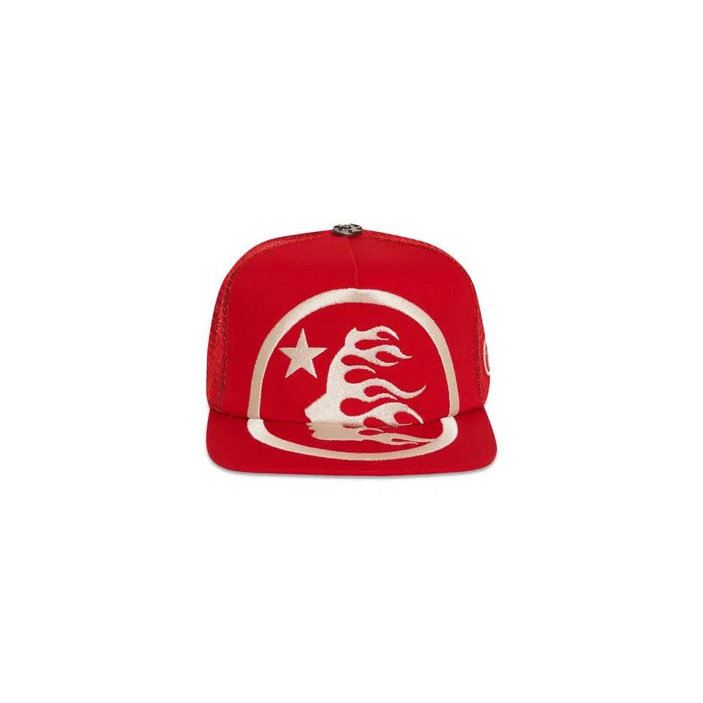 Кепка Hats Hellstar Big Logo Trucker Snapback Hat 'Красный' 1