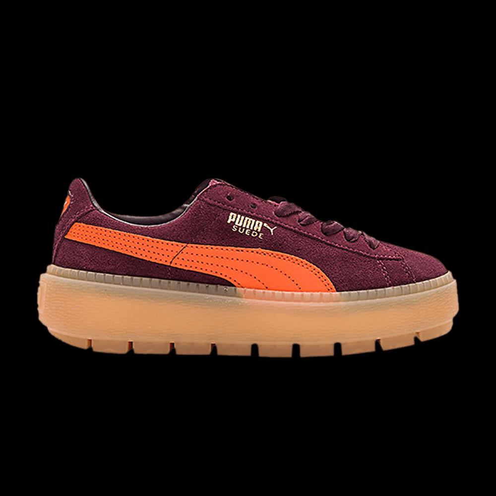 Кроссовки Puma Wmns Suede Platform Trace 'Winetasting Flame' 1