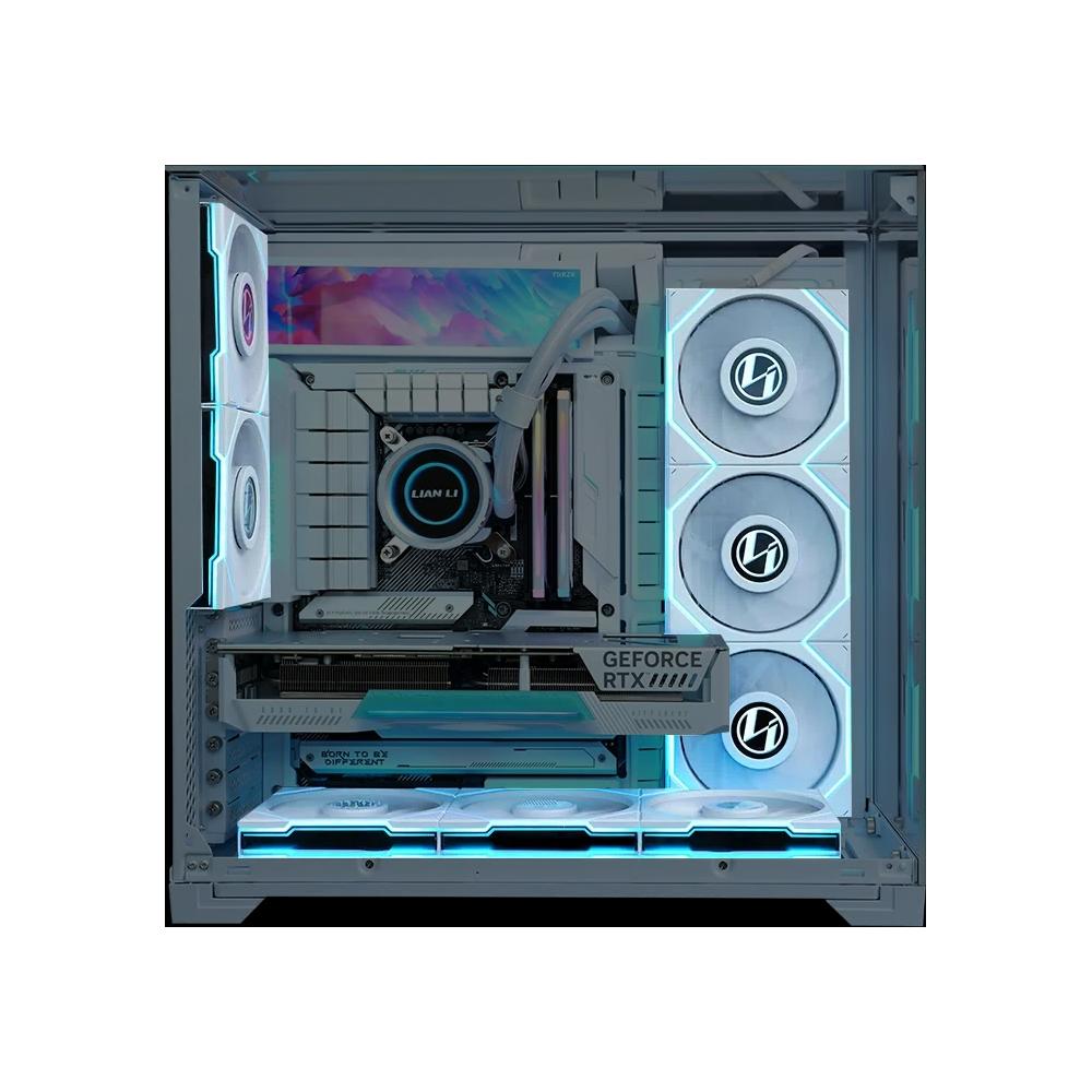 LIAN LI O11 Vision Compact ATX корпус - White белый выгодный комплект 2