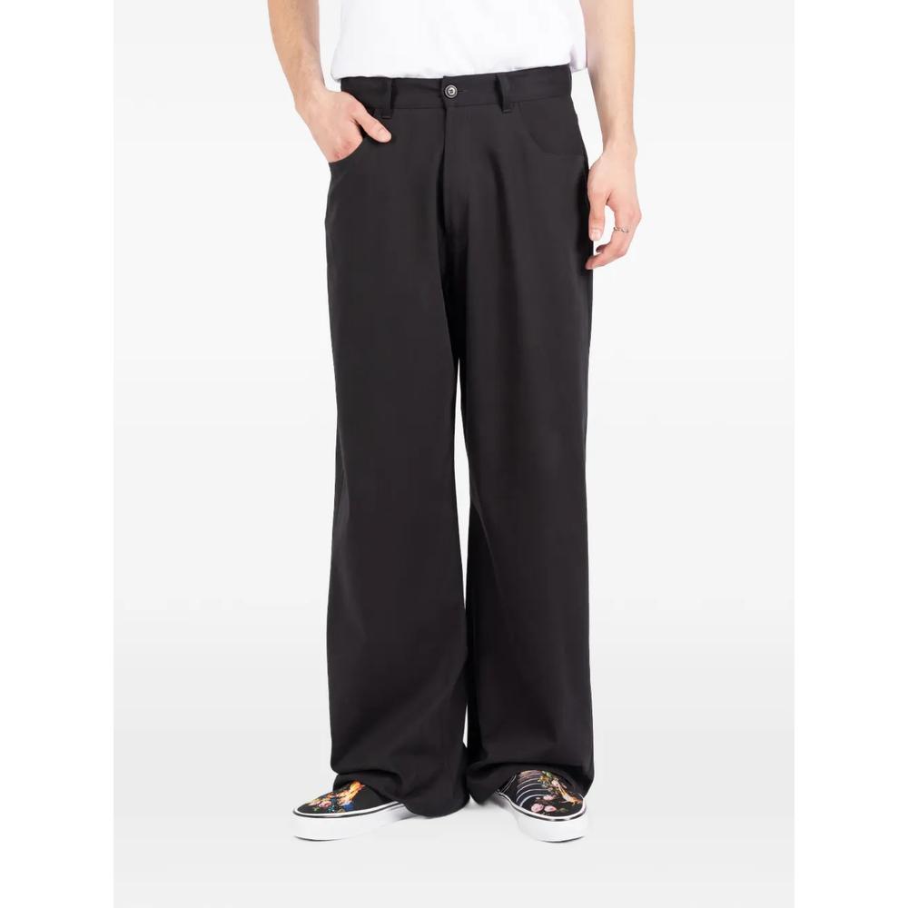 Red Cross wide-leg trousers 4
