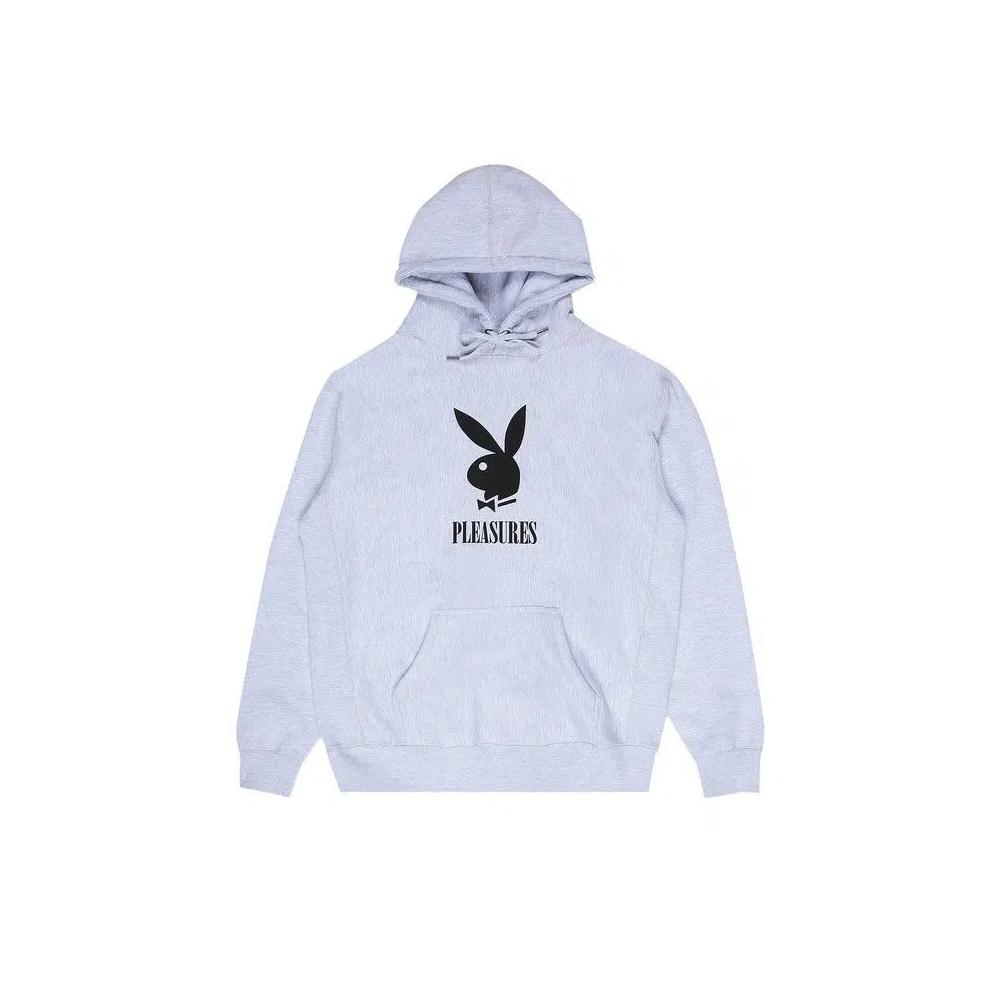 Худи Pleasures x Playboy Play Hoodie 'Grey' 1