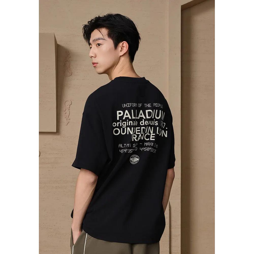 МУЖСКАЯ ХЛОПКОВАЯ ФУТБОЛКА СВОБОДНОГО ПОКРОЯ PALLADIUM LOGO 2