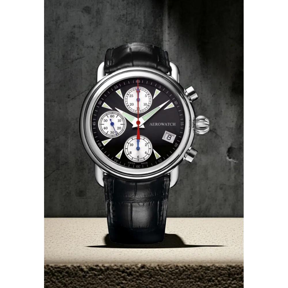 AEROWATCH 1942 Хронограф Автоматические мужские часы A61901AA08 2