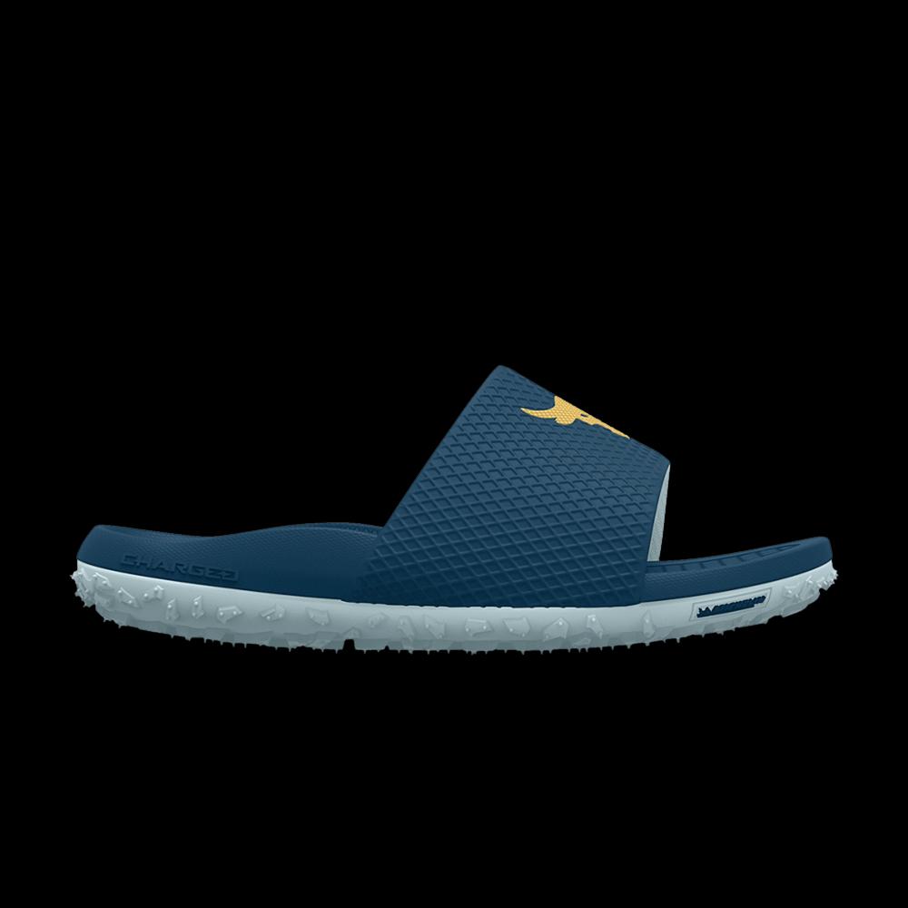 Шлепанцы Under Armour Project Rock Slide 'Deep Sea' 1