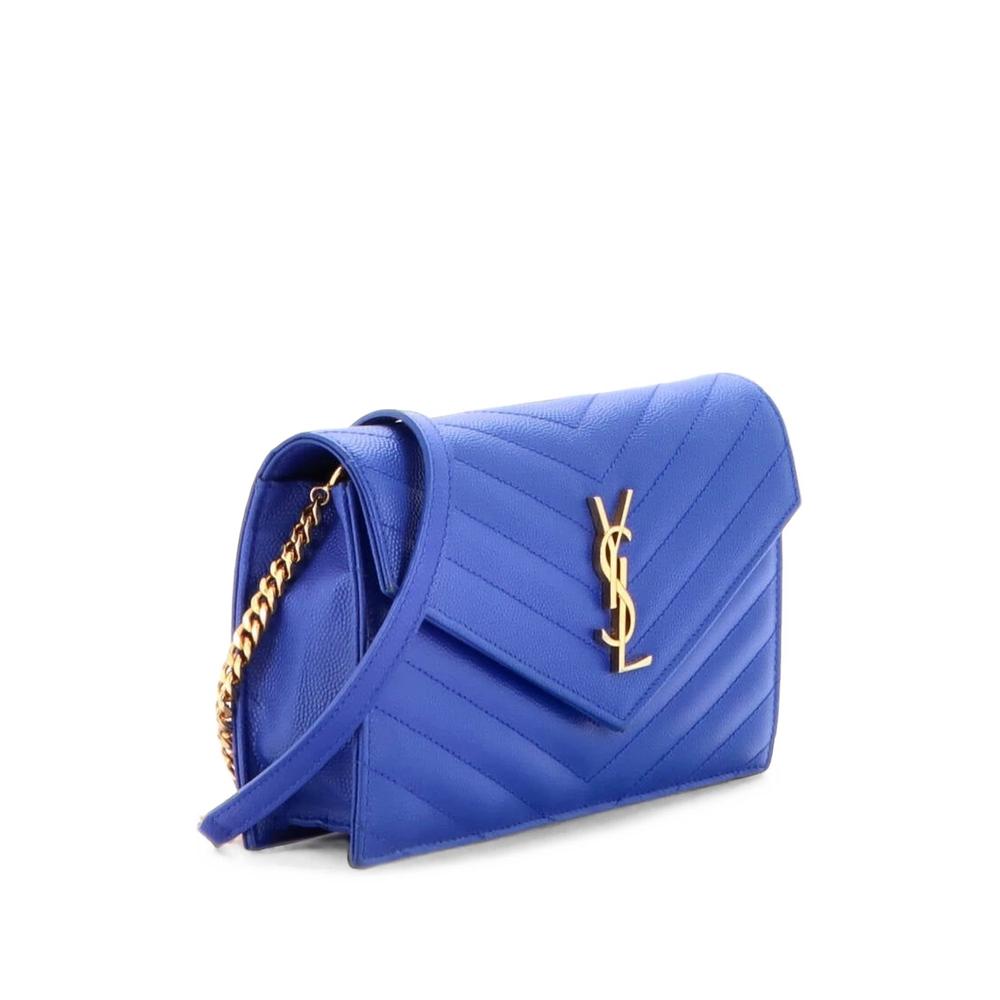 Classic Monogram Wallet on Chain Matelasse Chevron Leather Small crossbody bag 3