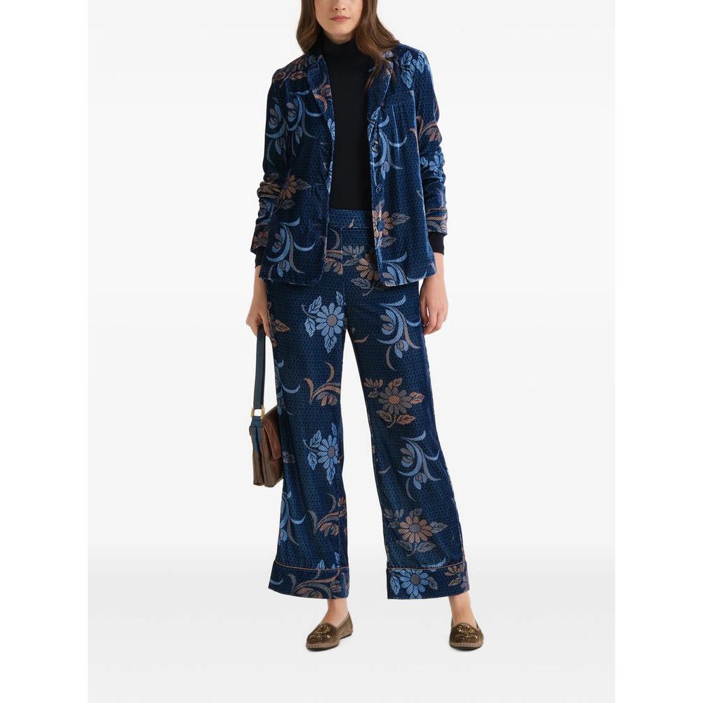floral-print long-sleeve blazer 2