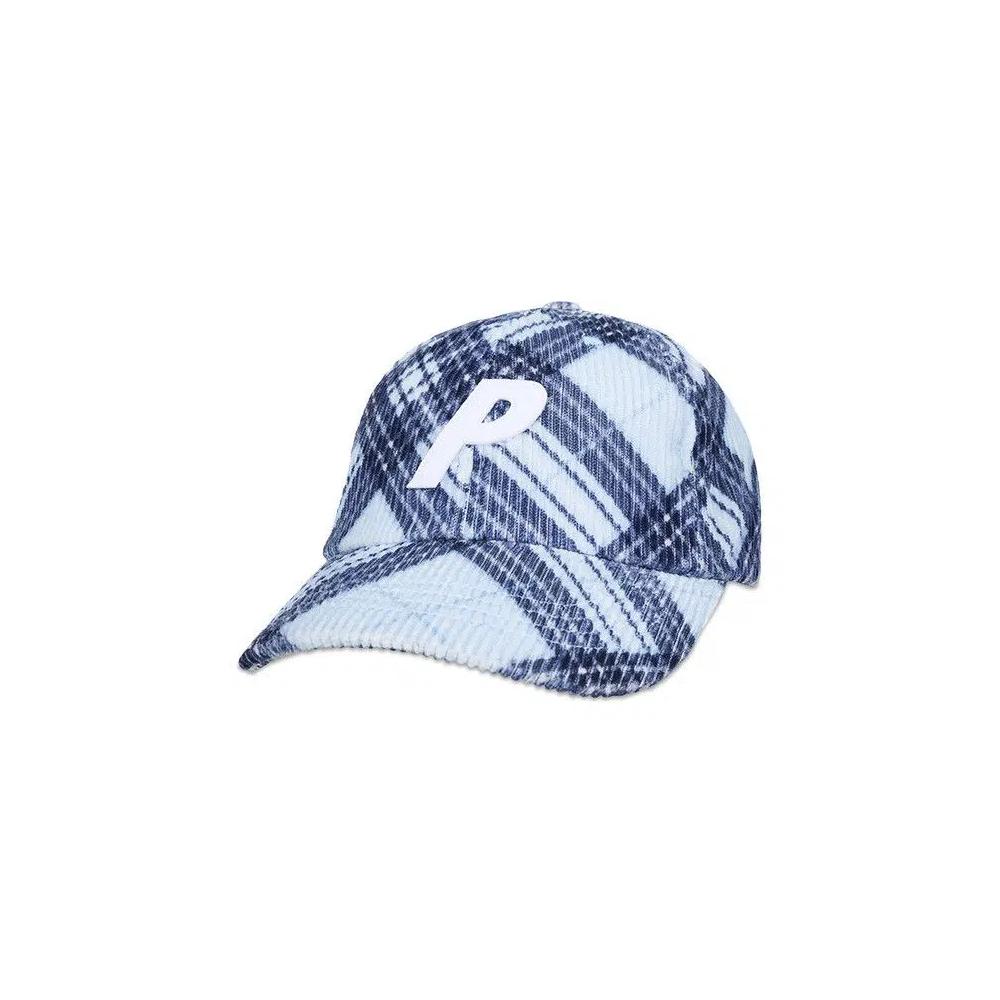 Бейсболки Palace Corduroy P 6-Panel 'Blue Bias Check' 1