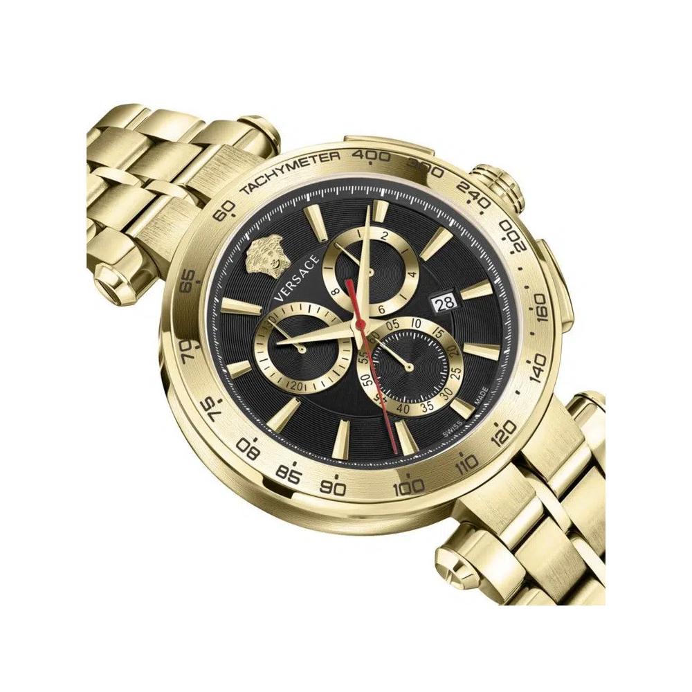 Часы Versace Aion Chrono Bracelet Watch 'Золотой' 3