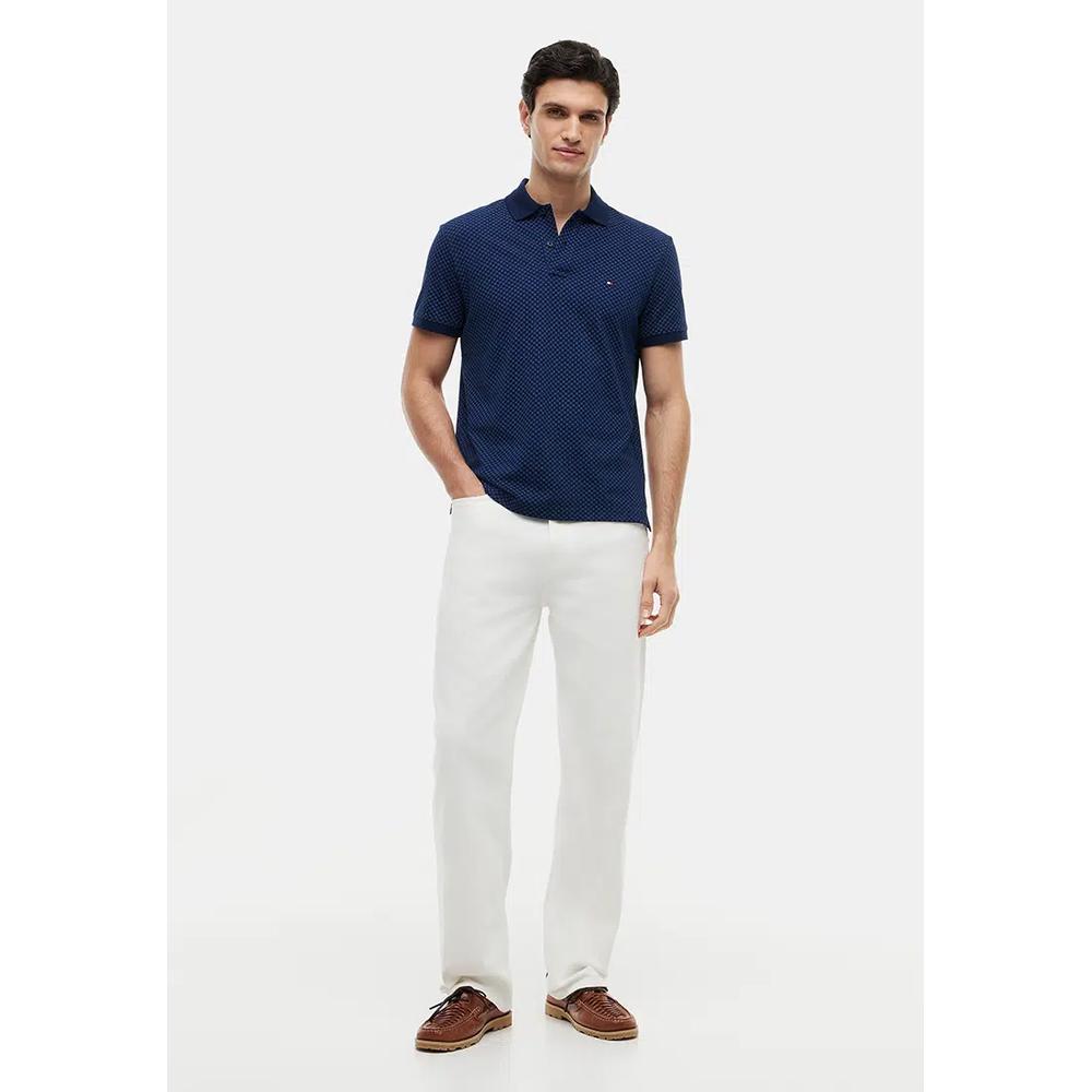 Regular Fit Polo с геометрическим принтом - Th Mainline 4
