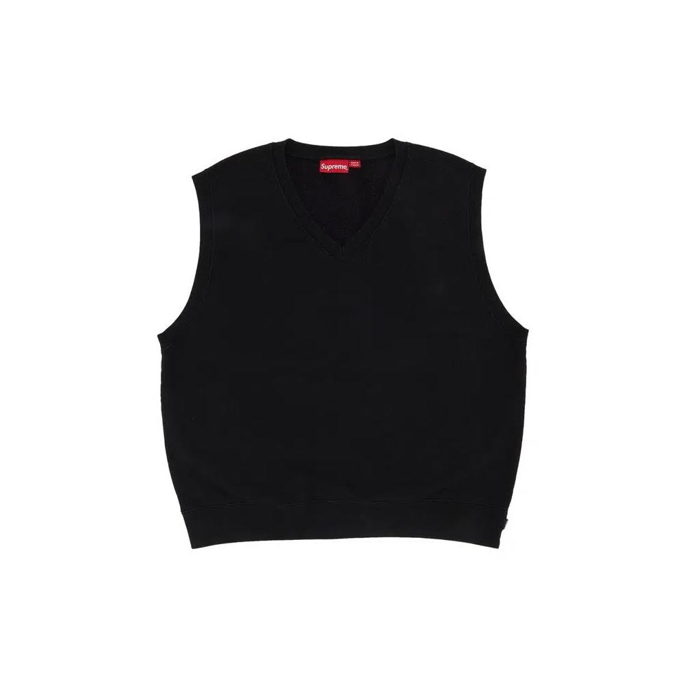 Жилеты Supreme Sweatshirt Vest 'Черный' 1