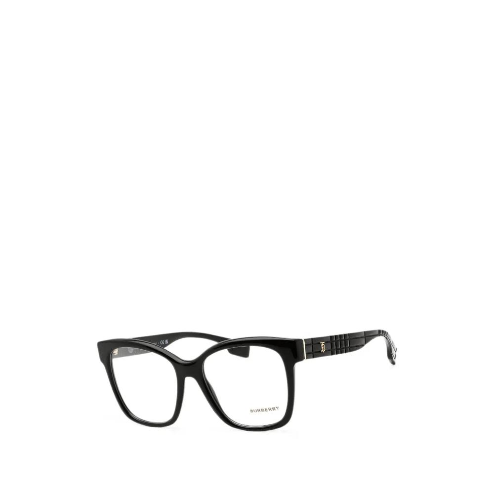 check-pattern rectangle-frame glasses 2