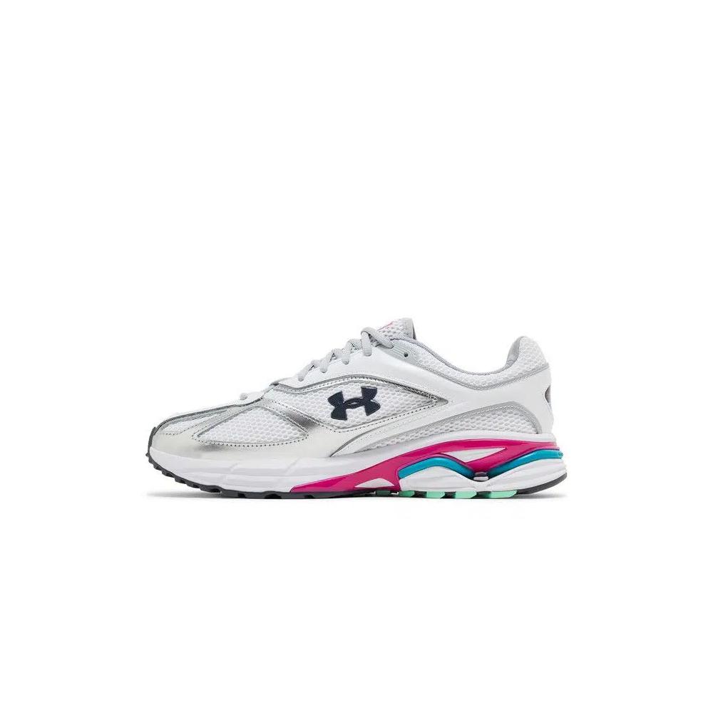 Беговые кроссовки Under Armour Apparition 'White Castlerock Fuchsia' 3
