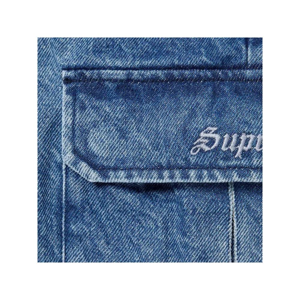 Карго шорты Supreme Cargo Work Short 'Деним' 3