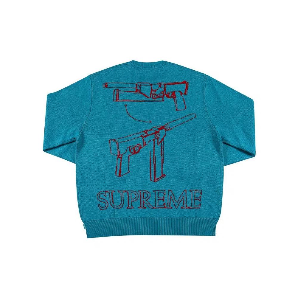 Свитеры Supreme Aeon Flux Sweater 'Cyan' 2