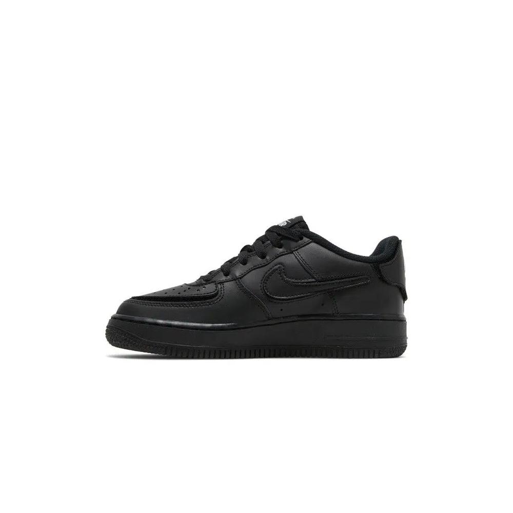 Кроссовки Nike Air Force 1/1 GS 'Black Bright Crimson' 3