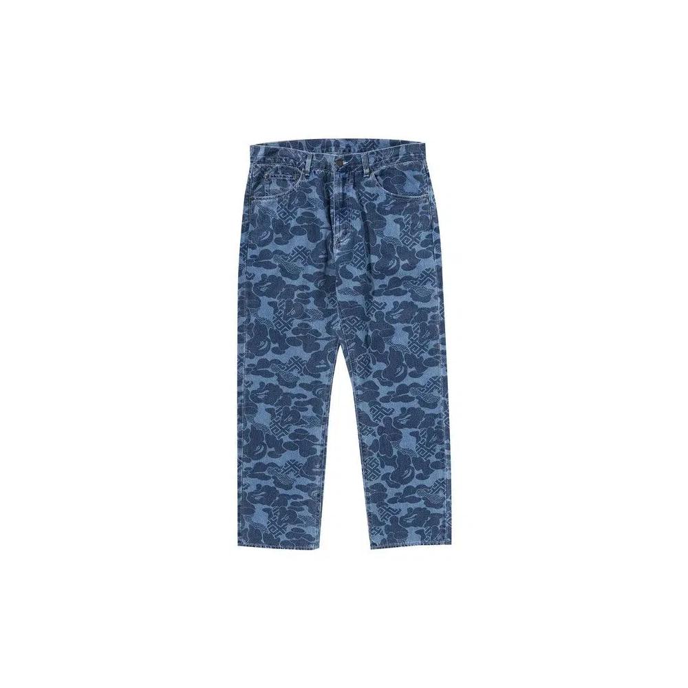 BAPE Asia Camo Denim Pants 'Индиго' 1