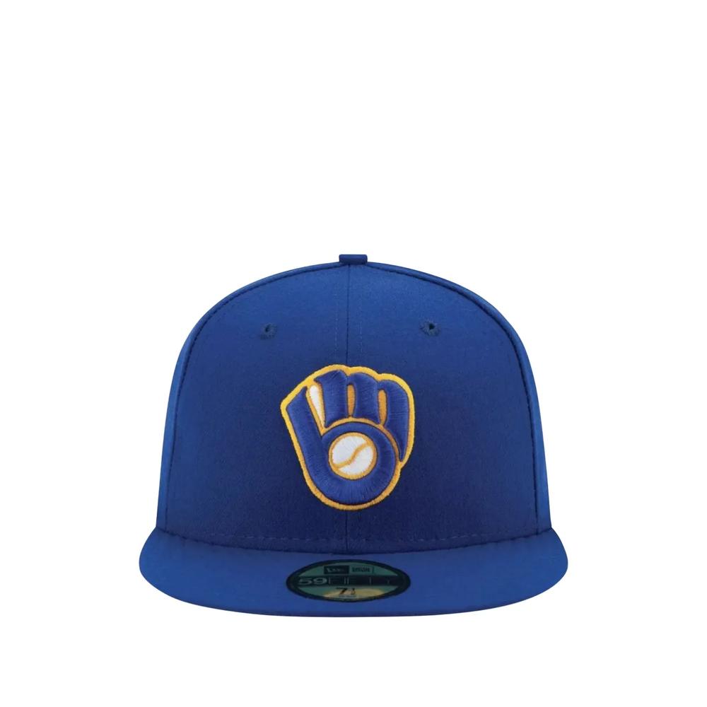 Кепка MLB 59Fifty Blue/Yellow из коллаборации с Milwaukee Brewers 1