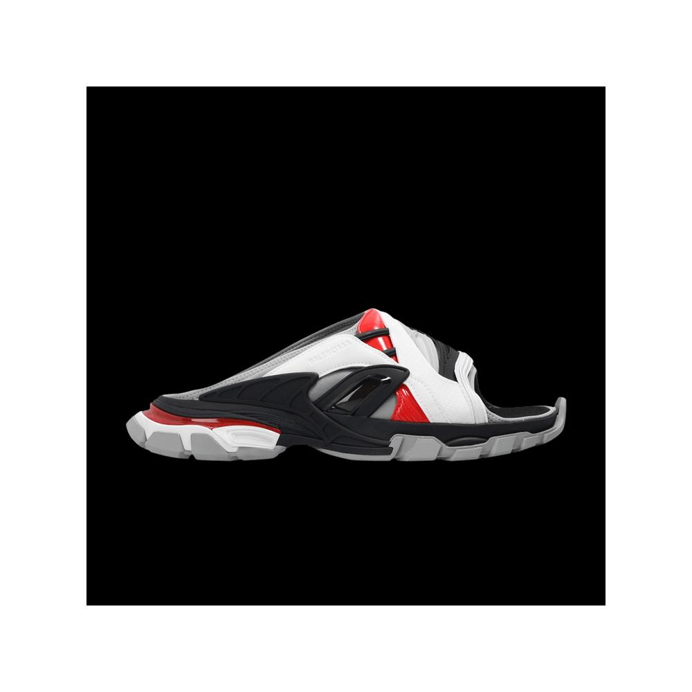 Слайды Balenciaga Track Slide Sandal 'Black Grey Red' 1