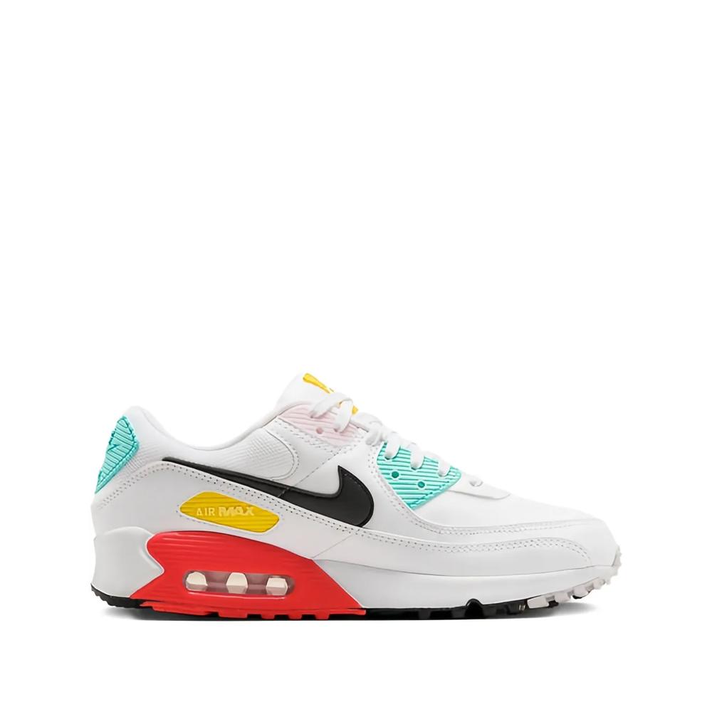 Кроссовки Air Max 90 White/Black/Pink Foam/Bright Crimson 1