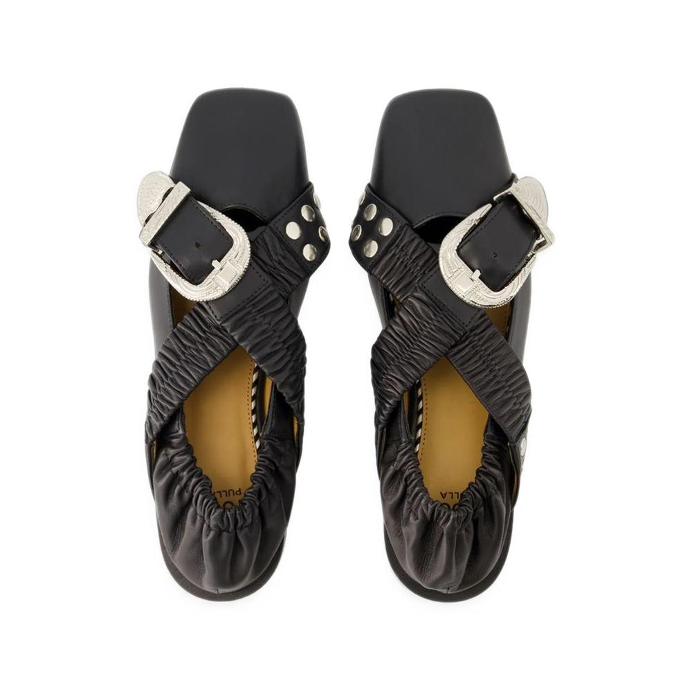 buckled ruched flats 4