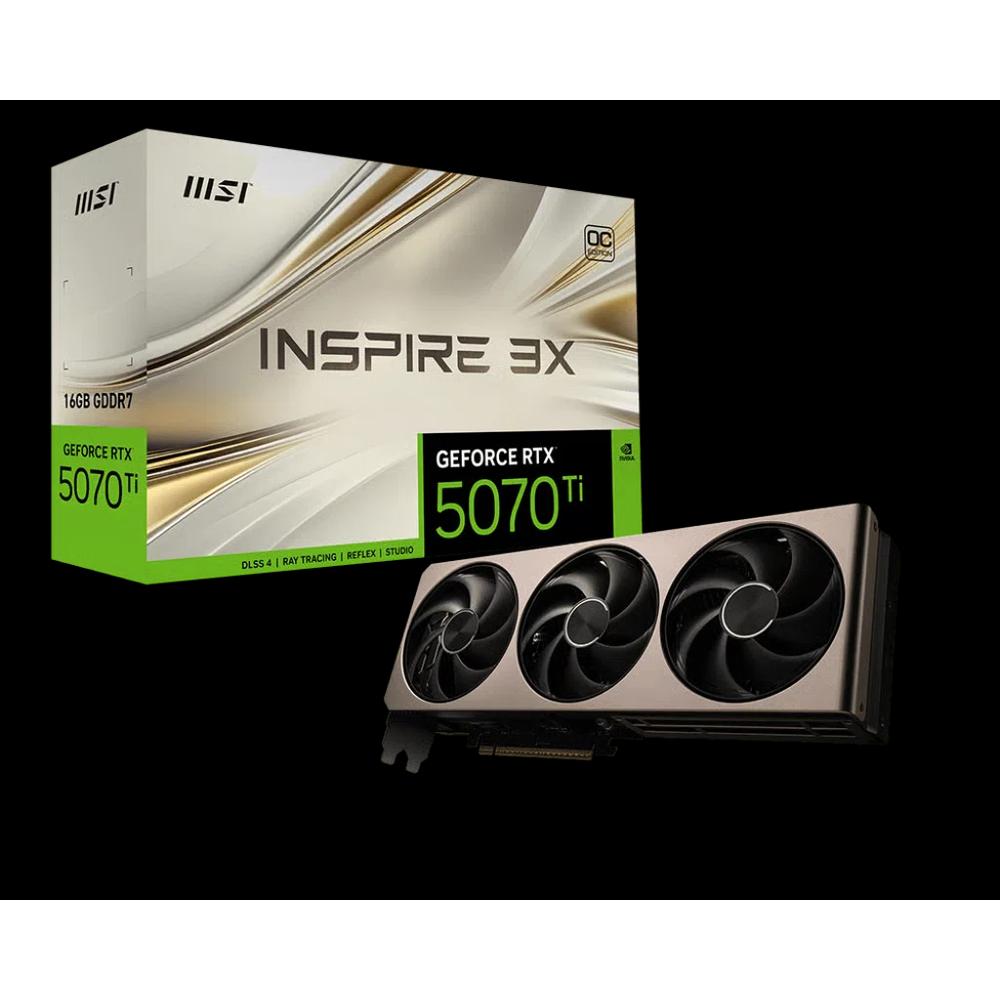 MSI GeForce RTX 5070 Ti 16G INSPIRE 3X OC видеокарта 5