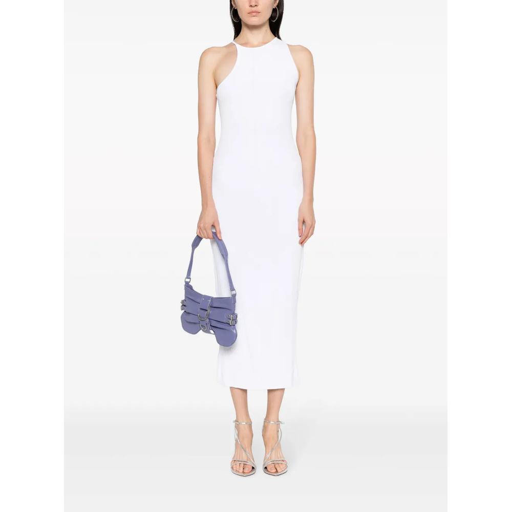 Altea asymmetric ribbed-knit midi dress 2