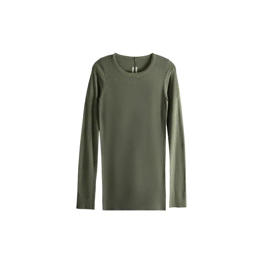 Топы Rick Owens Rib Long-Sleeve T-Shirt 'Bosco' 1