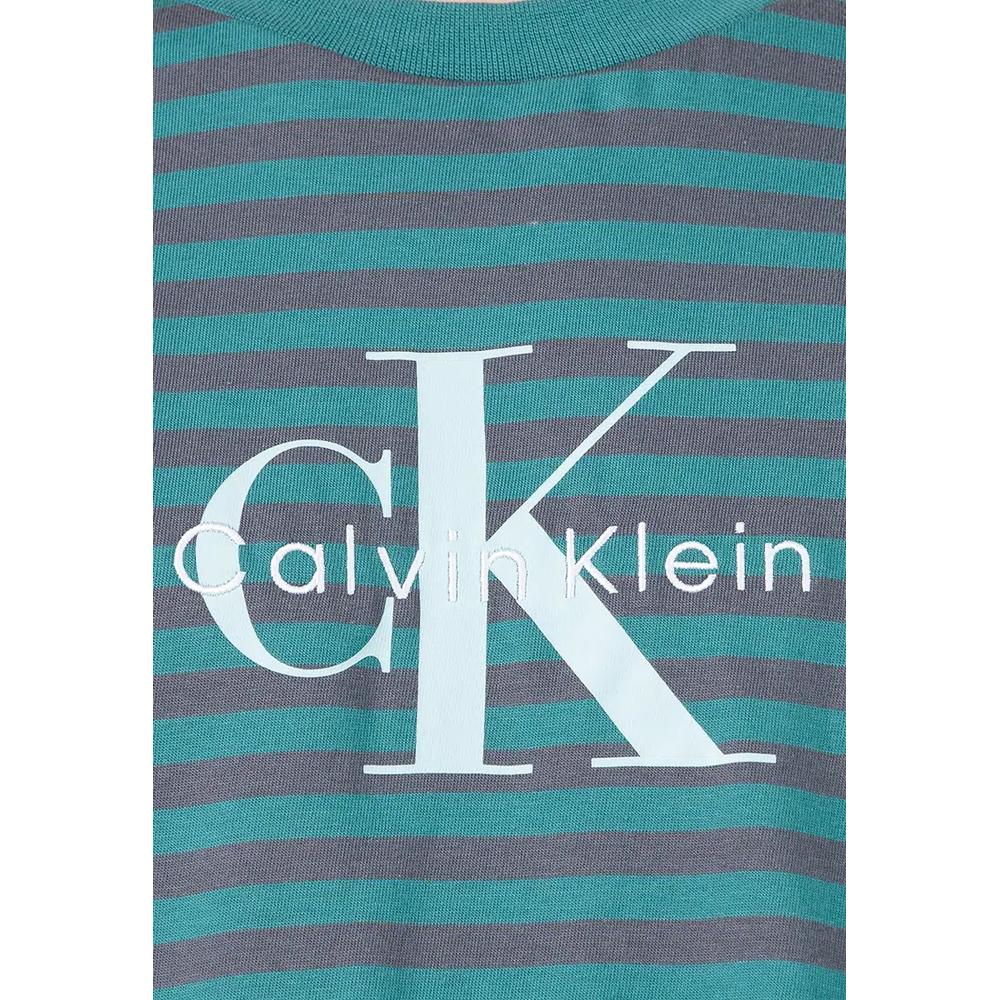 Свободная футболка с монограммой и полоской - Calvin Klein Jeans 5