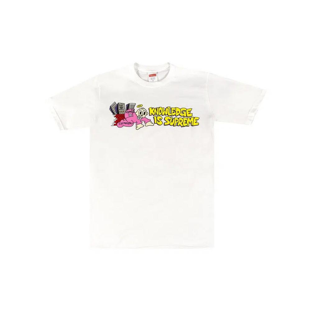 Футболка Supreme Knowledge Tee 'White' 1