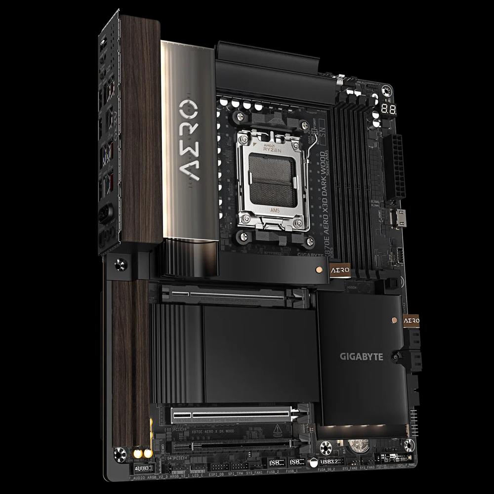 GIGABYTE X870E AERO X DARK WOOD X3D ATX материнская плата (DDR5) 3