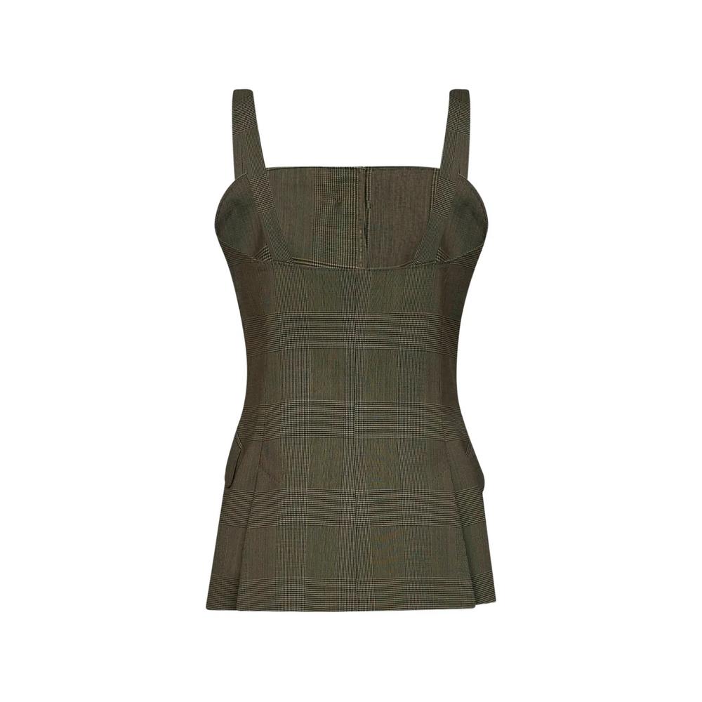Glen checked wool top 2
