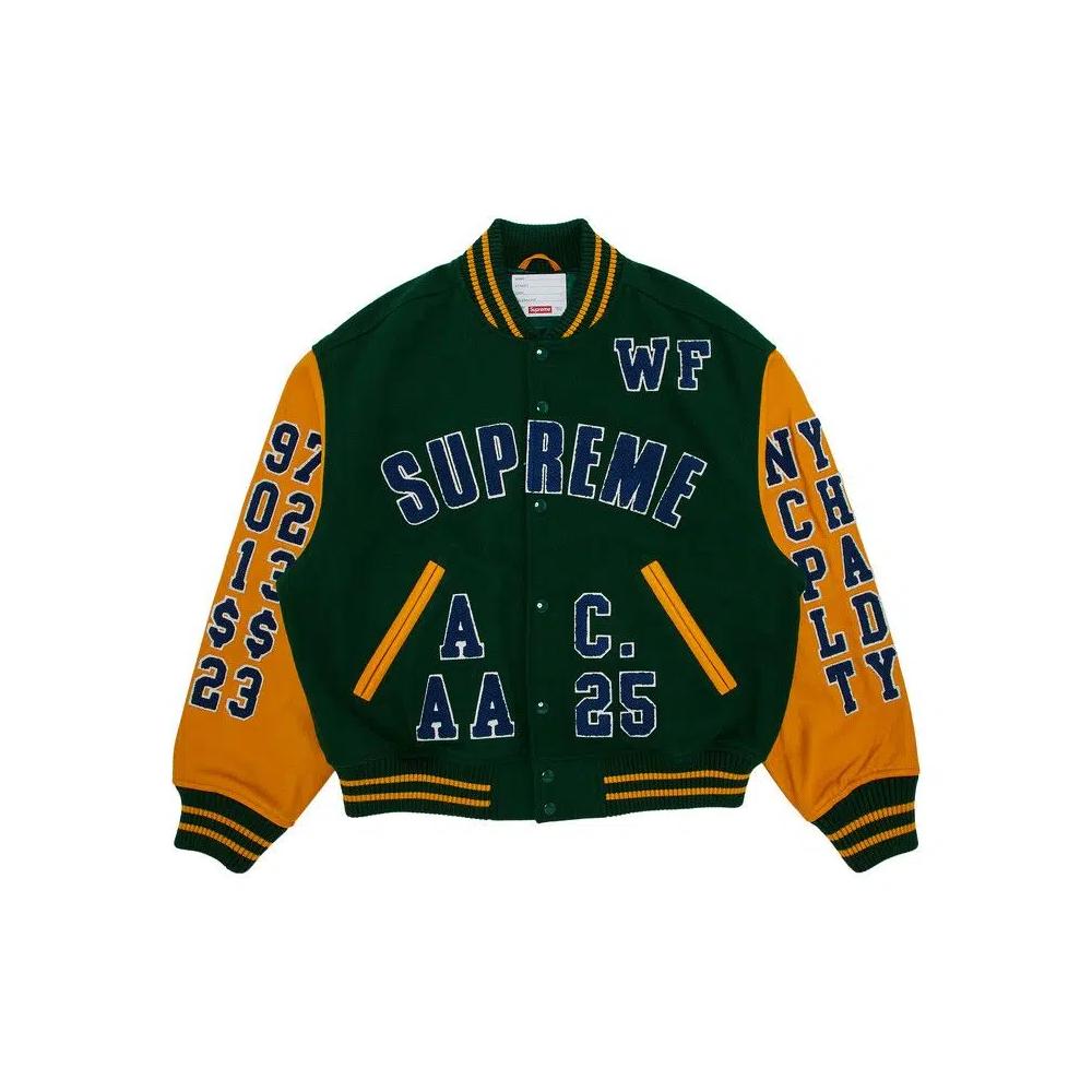 Университетские куртки Supreme Praises Varsity Jacket 'Green' 1