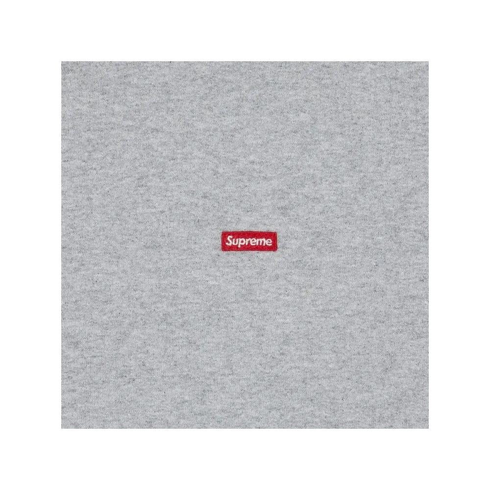 Худи Supreme Small Box Drawcord Hooded Sweatshirt 'Heather Grey' 2