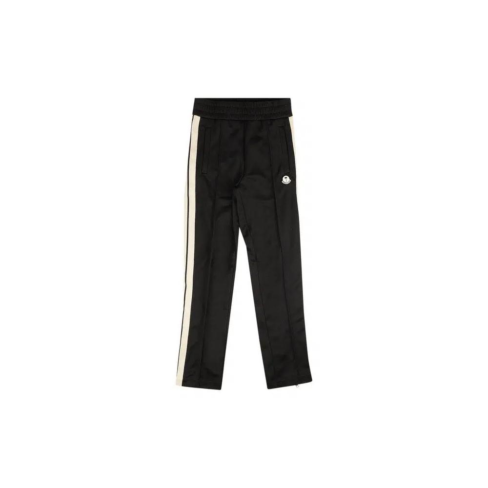 Штаны Moncler Logo Patch Track Pants «Черный» 1