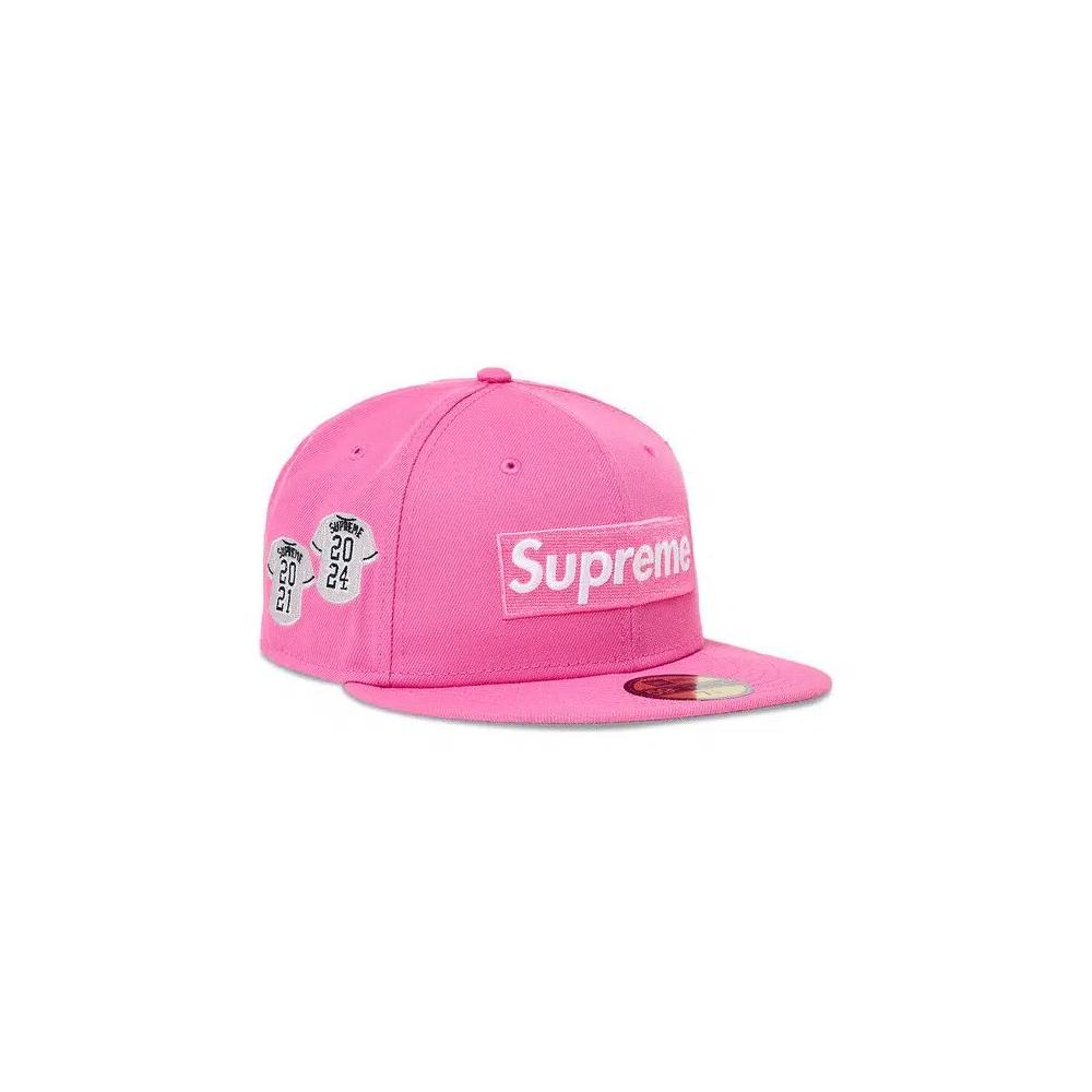 Кепки Supreme Jerseys Box Logo New Era 'Pink' 2