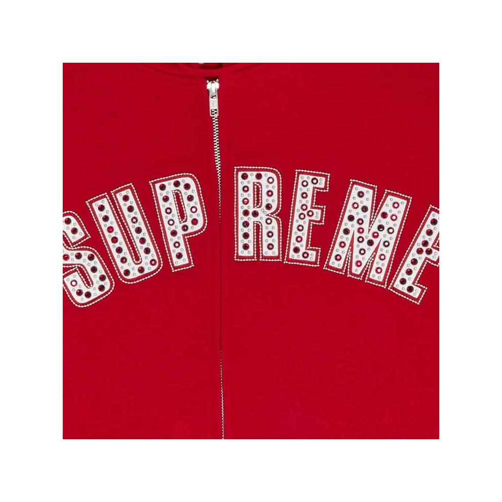 Худи Supreme x B.B. Simon Zip Up Hooded Sweatshirt 'Red' 3