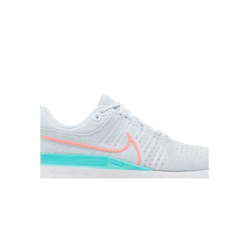 Кроссовки Nike Wmns React Infinity Run Flyknit 2 'Голубой оттенок лавовое свечение' 2