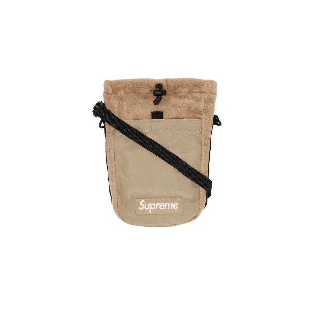 Сумки через плечо Supreme Polartec Sling Bag 'Таупе' 1