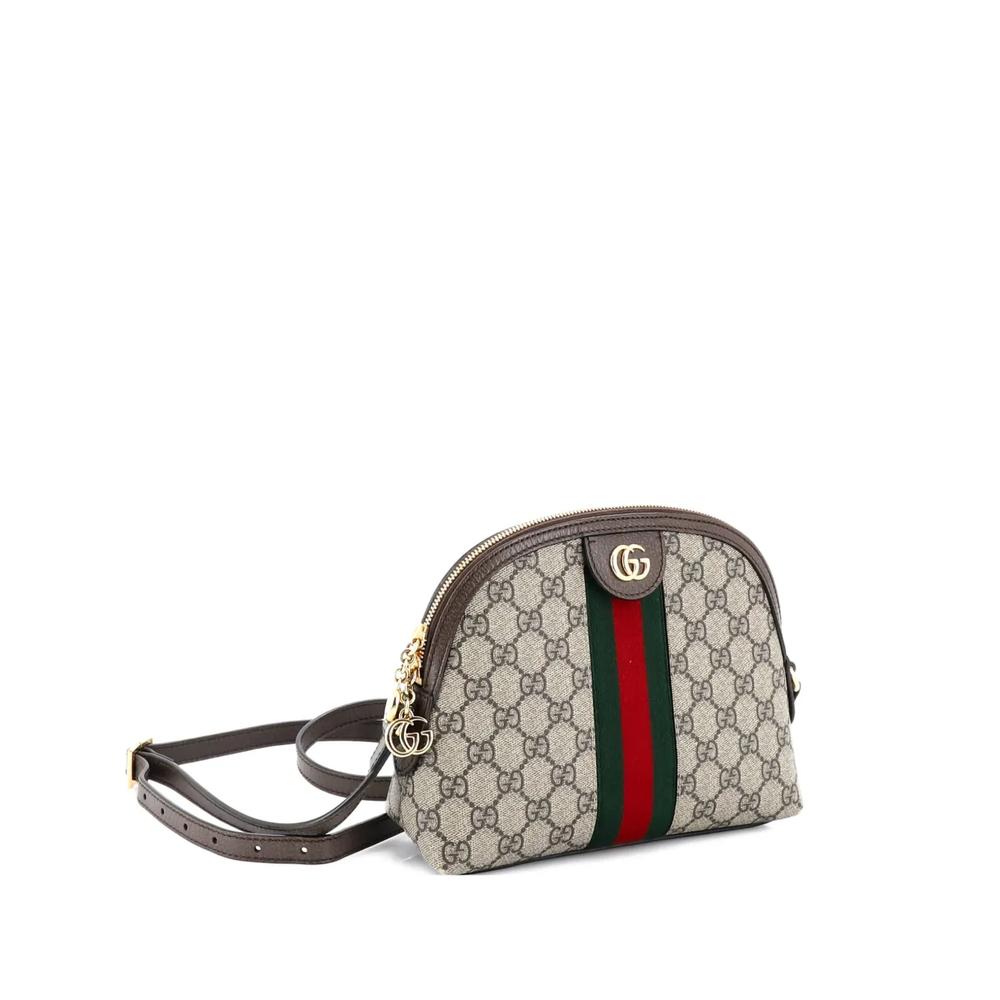 Ophidia Dome GG Coated Canvas Small shoulder bag 1