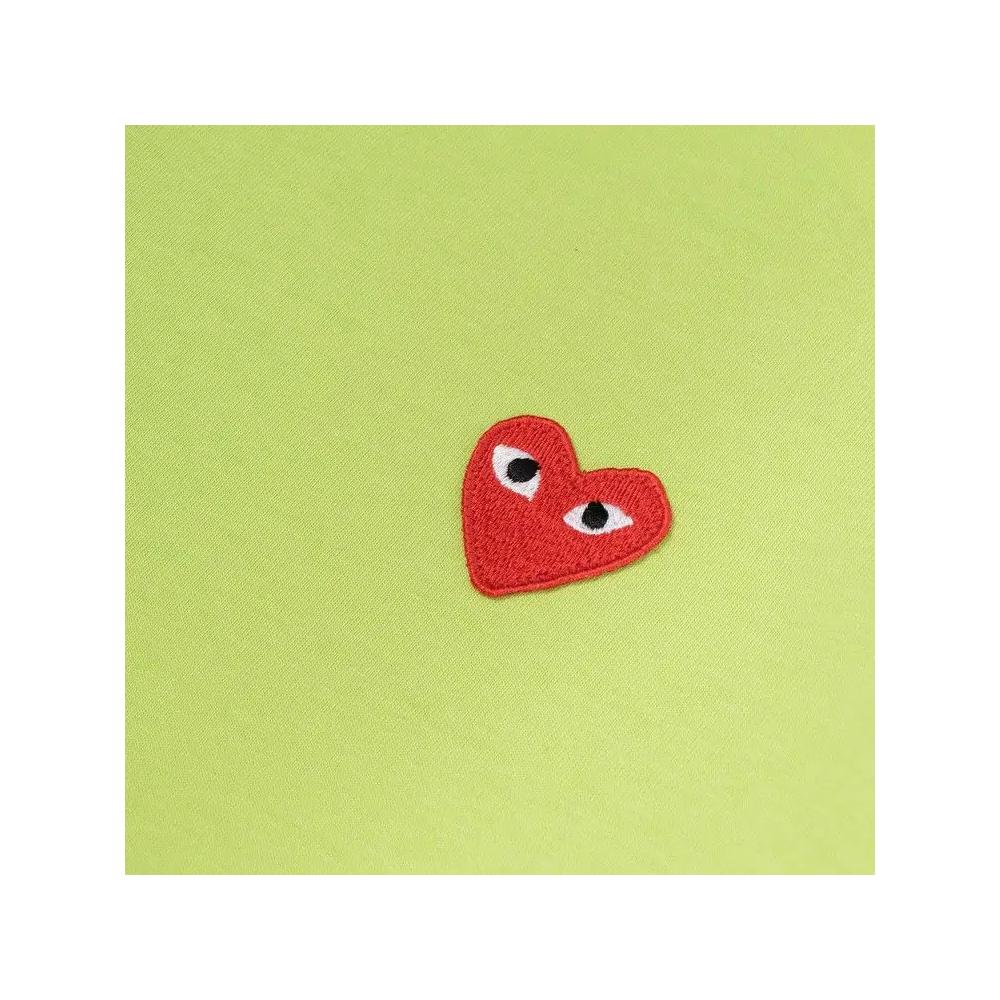 Футболки Comme des Garçons PLAY Mini Heart Solid Tee 'Green' 2